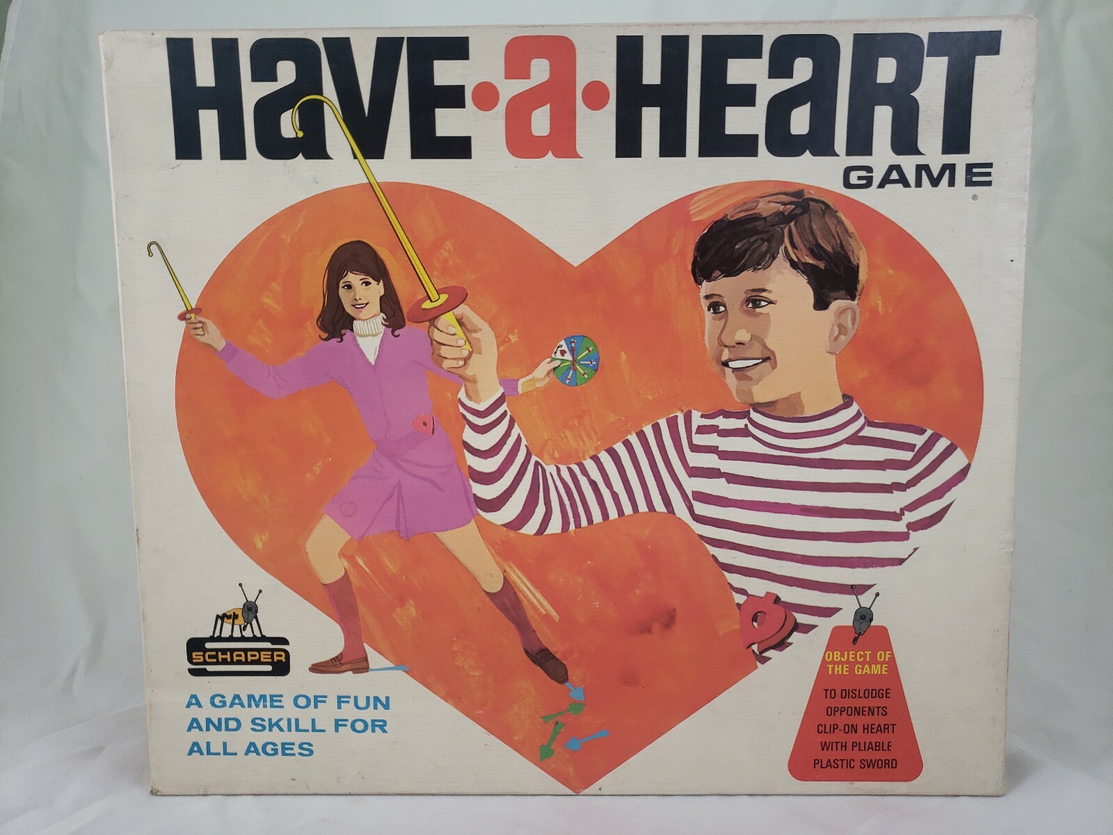 Vintage 1950s-60s? Schaper Have-a-Heart Sword Game