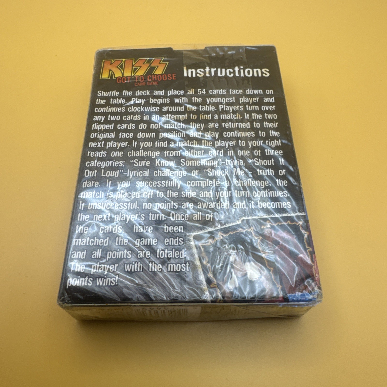 KISS Got To Choose Mix ’Em Match ’Em Card Game 2006 Sealed Rare Collectible