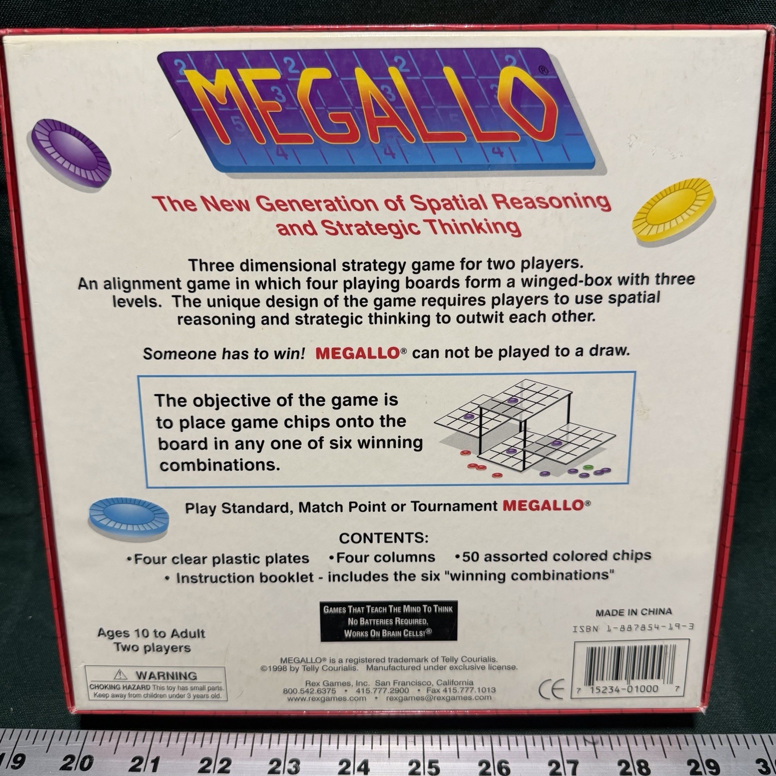 Rex Boardgame – Megallo – Spatial Reasoning – Strategy – Complete – Ships Free