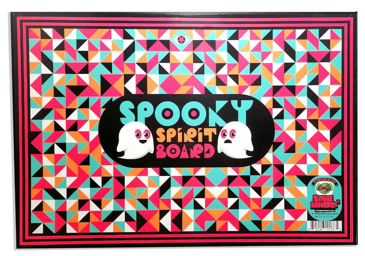 SPOOKY SPIRIT OUIJA BOARD GAME WOOD PLANCHETTE SUPERNATURAL GHOSTS GHOULS