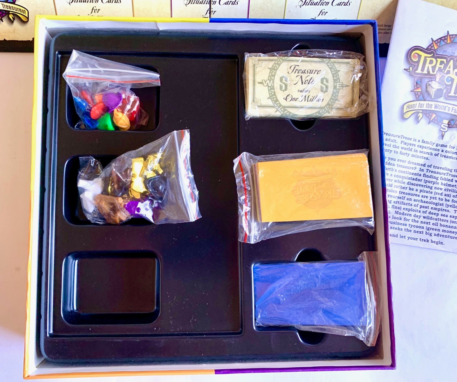 Treasure Trove Board Game 2008 Complete Family Kids Fun Treasure Hunt Adventure