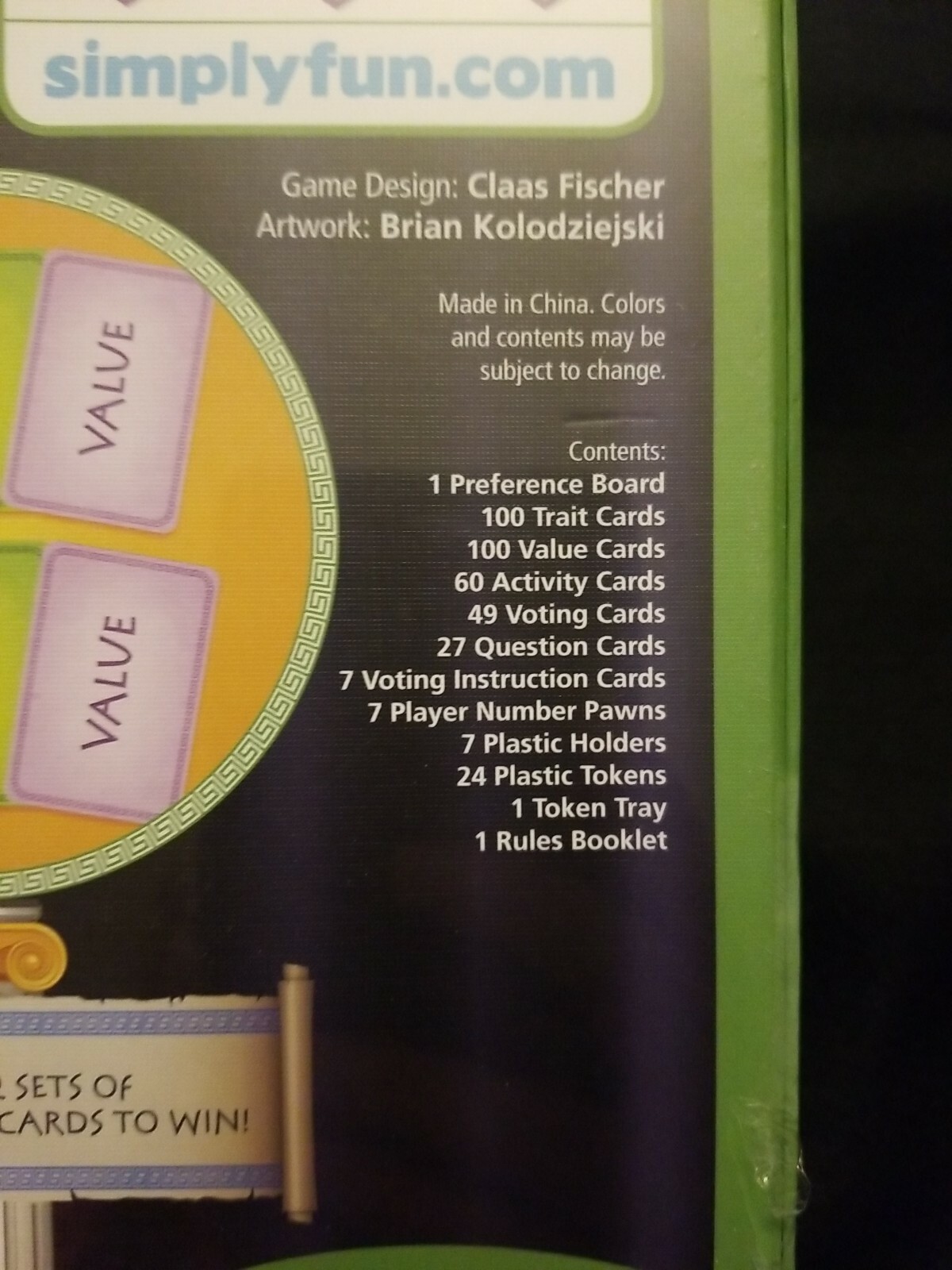 Qualities Board Game by Simply Fun NEW! Social interaction & self discovery game