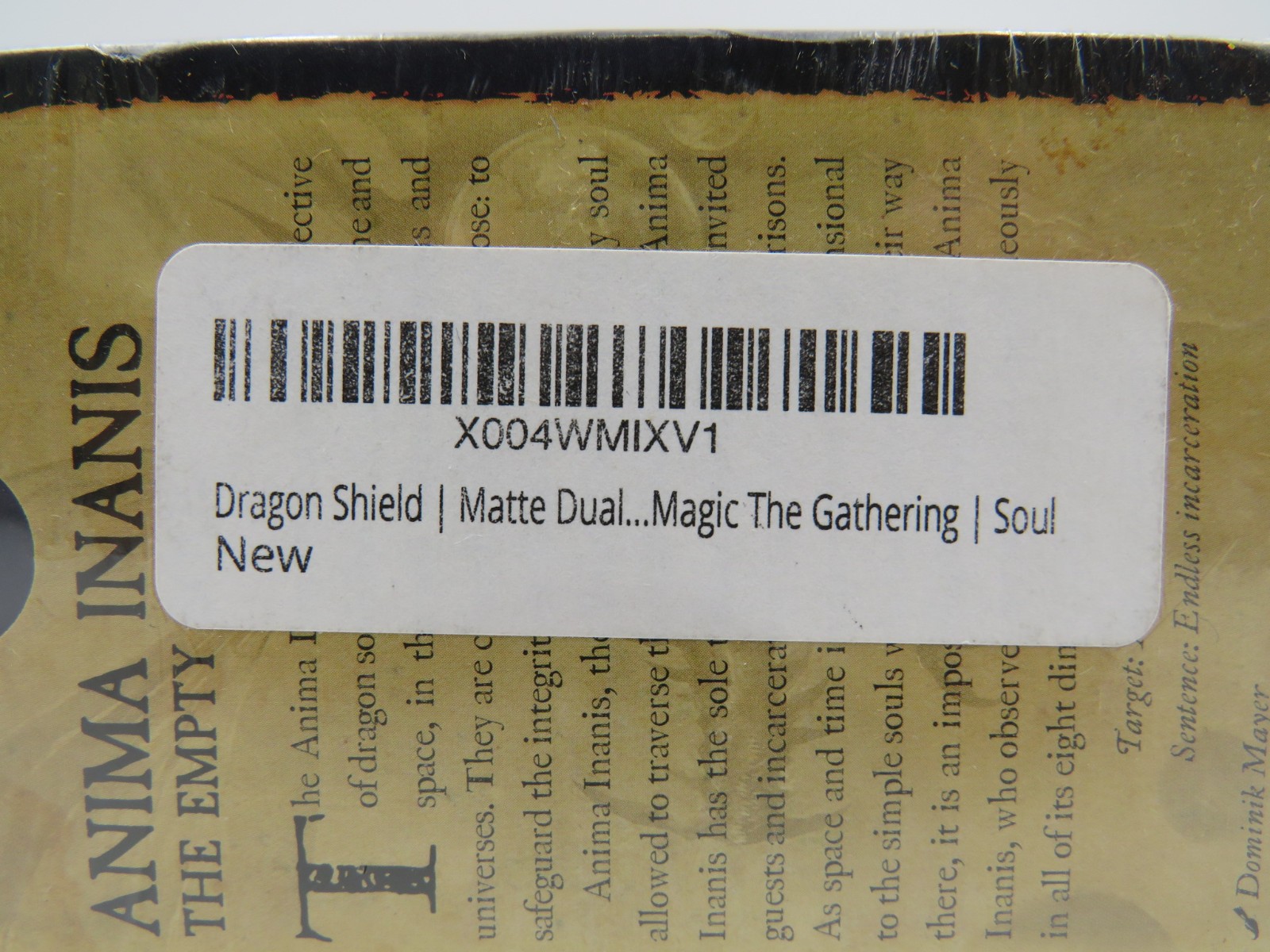 Dragon Shield Dual Matte Soul Purple 100 Protective Sleeves NEW SEALED