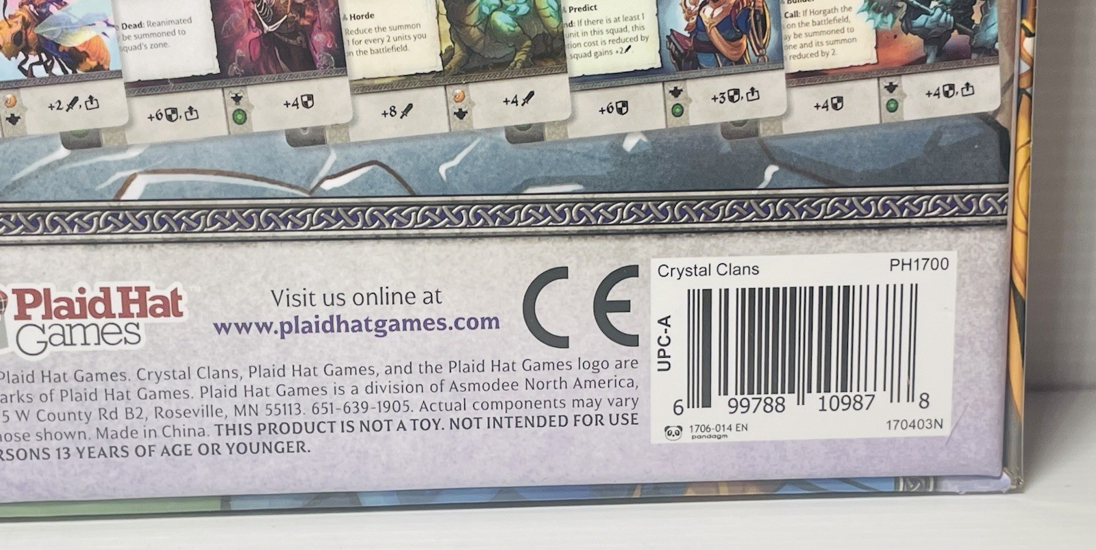 Crystal Clans Core Game New Factory Sealed Fantasy Board Game by Plaid Hat Games