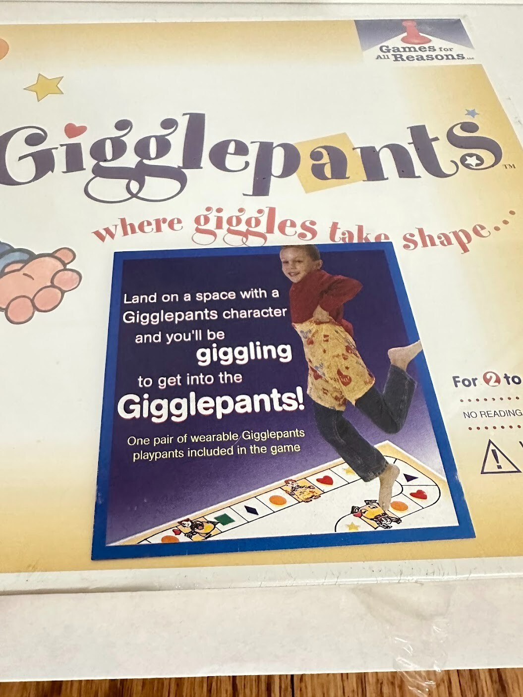 BRAND NEW GIGGLEPANTS CHILDREN’S GAME AGE 3-5 FOR 2-4 PLAYERS