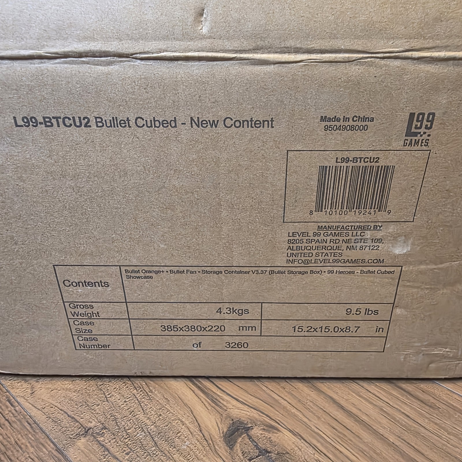 Bullet Cubed Storage Box & New Expansions (Orange+, Fan, 99 Heroes) – New