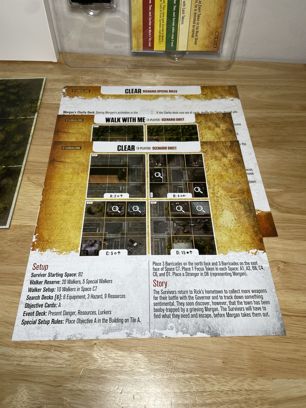 AMC The Walking Dead Board Game Expansion Set 2017070061806 Brand New Sealed