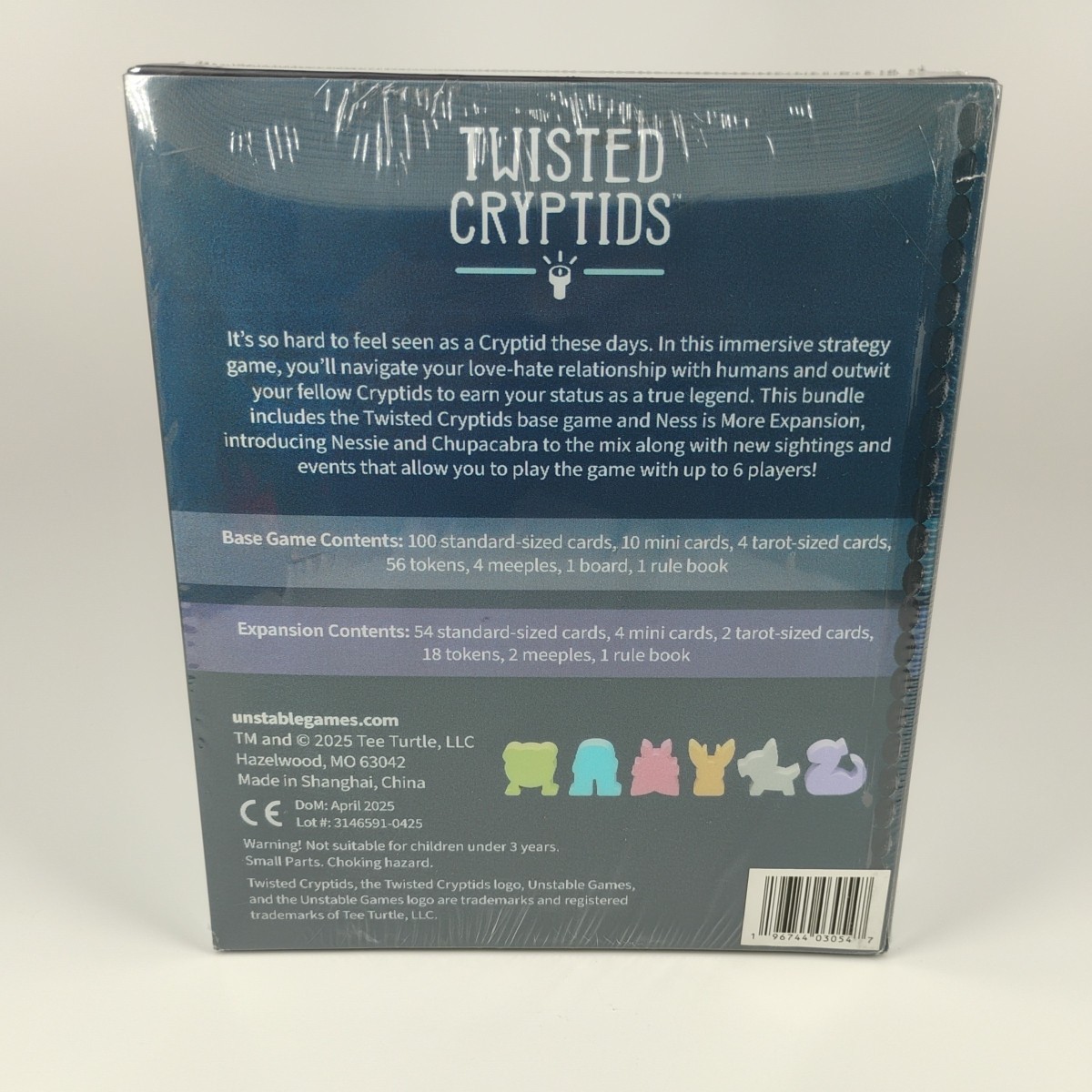 Unstable Games Twisted Cryptids Base Game + Ness Is More Barnes & Noble Bundle