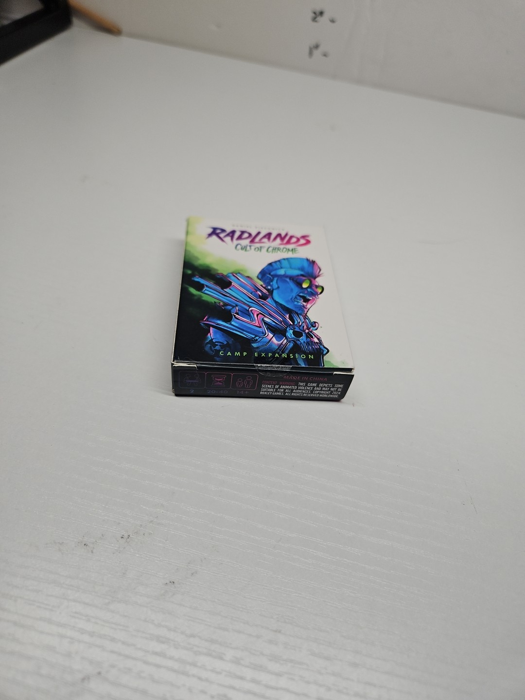 Roxley Boardgame Radlands (Super Deluxe Ed) Box EX/NM Plus Camp Expansion