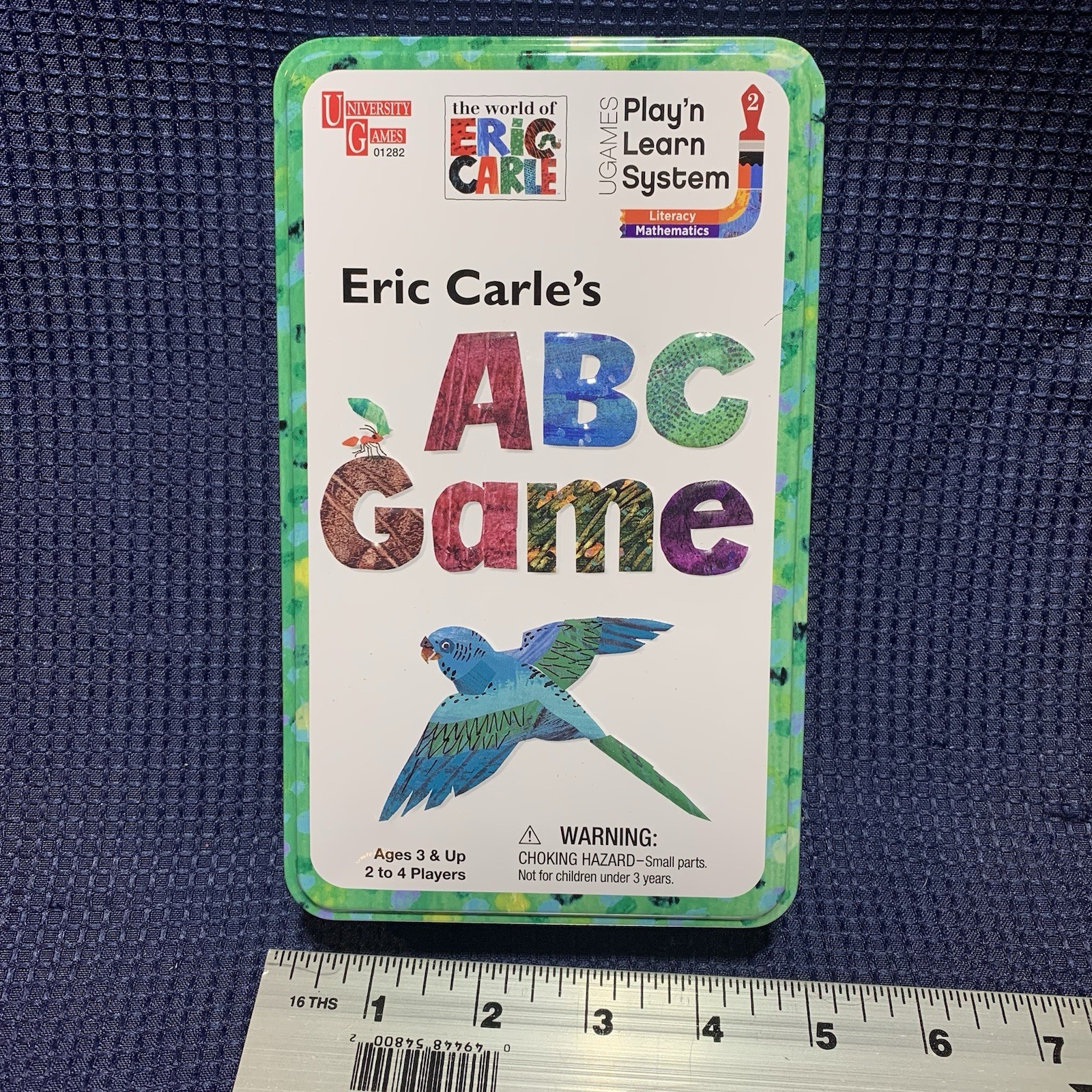 Eric Carle’s ABC Game Tin Complete Teacher PreSchool Upper & Lower Case Letters