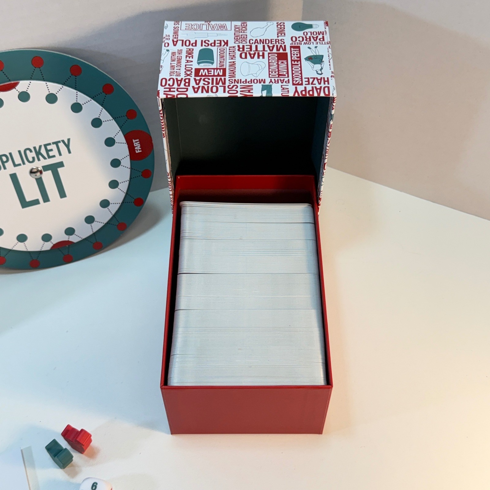 Splickety Lit Marbles Brain Workshop Word Spoonerism Party Game Complete