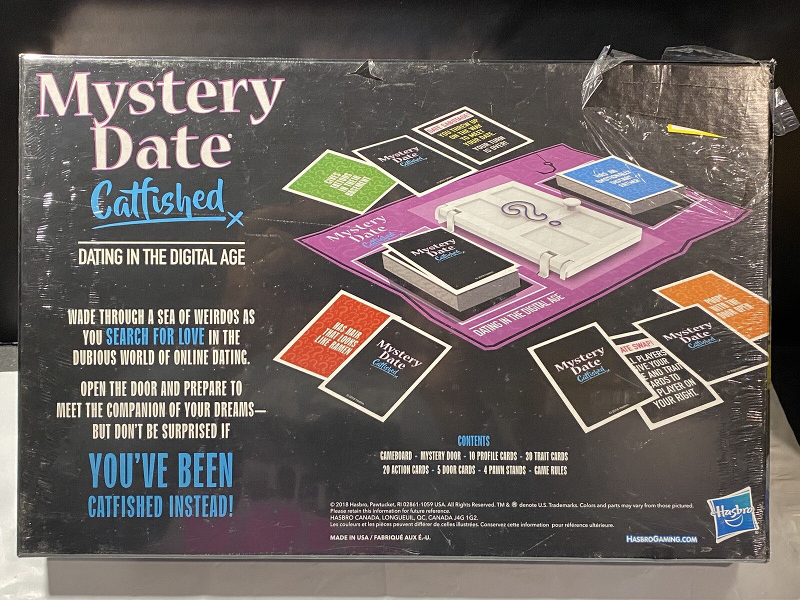 Hasbro Mystery Date Catfished Board Game for Adults Parody NEW