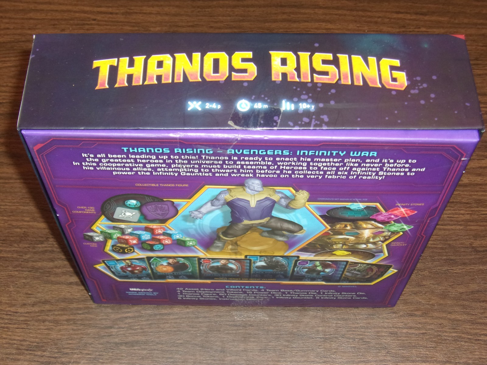 2018 Thanos Rising Board Game Marvel Avengers Infinity War By USAopoly