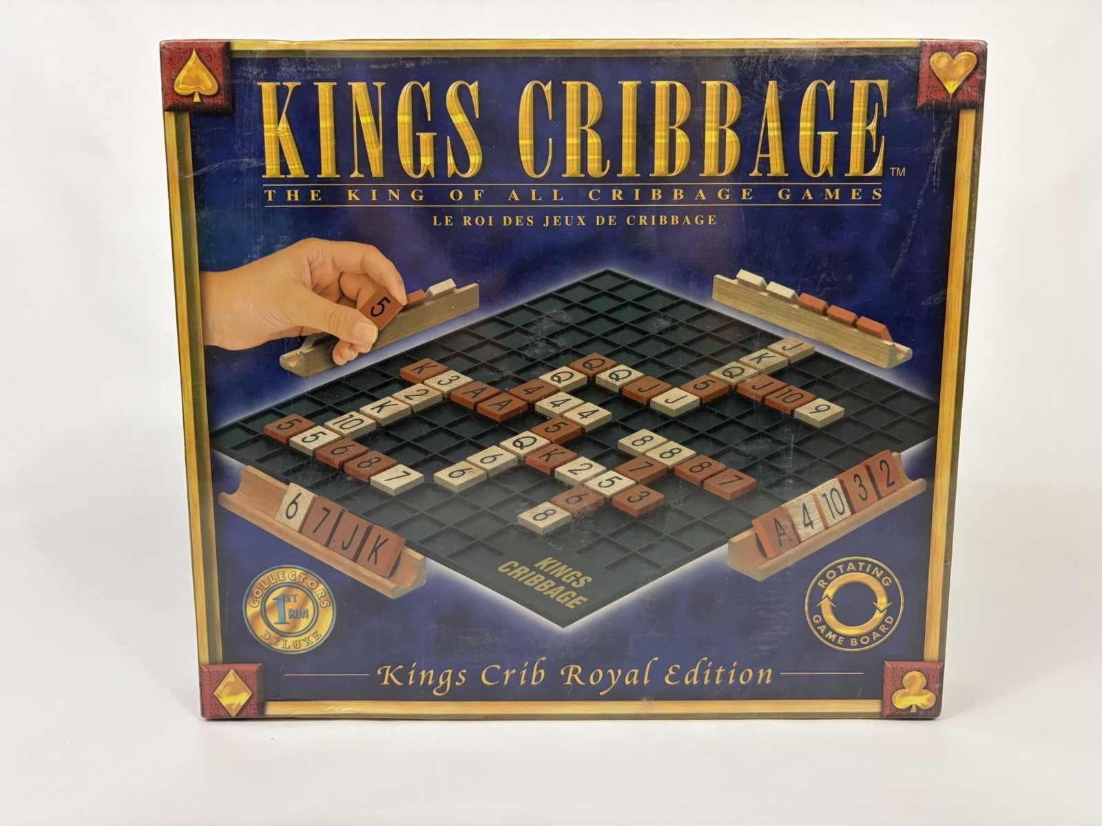 Kings Cribbage Royal Edition King of all Cribbage Games Rotating Game Board