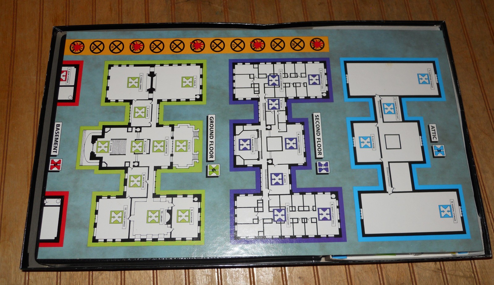 1994 Marvel Comics X-MEN UNDER SIEGE Board Game By Pressman as-is INCOMPLETE