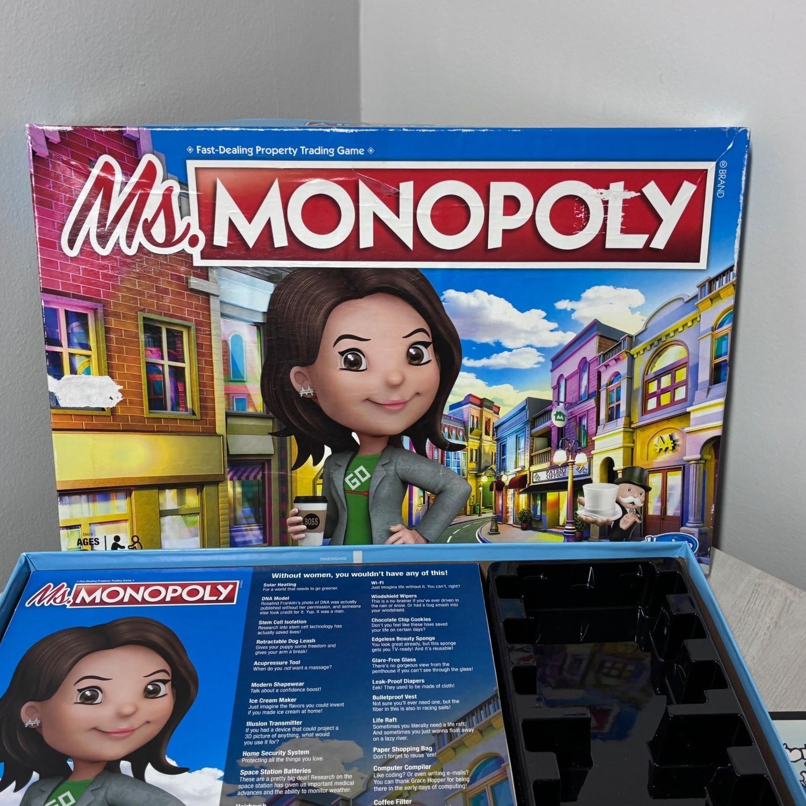 Ms. Monopoly Board Game Complete Female Inventors Edition Hasbro Strategy Family