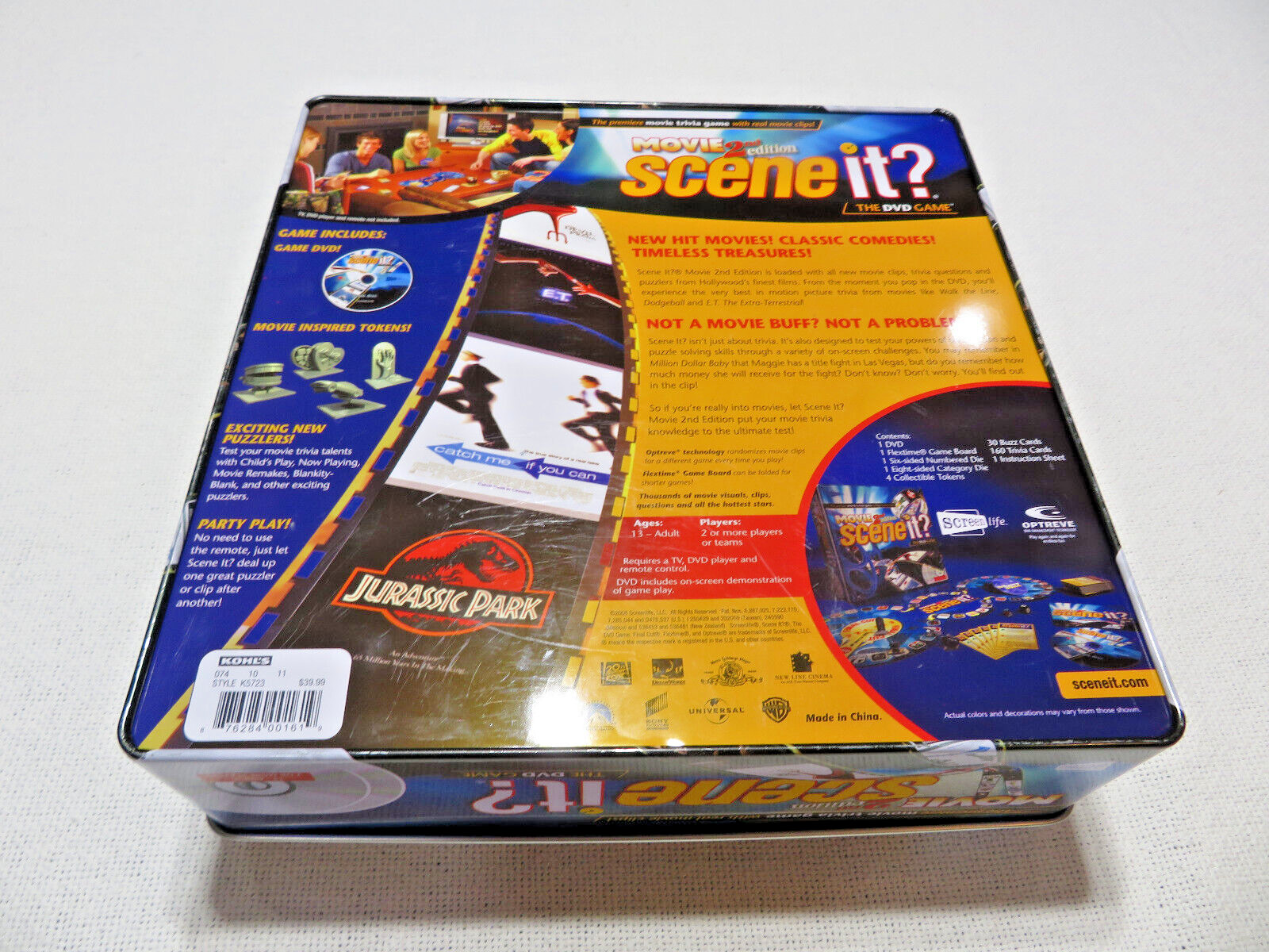 Screenlife Movie 2nd Edition Scene it DVD Board Game 100% COMPLETE in Tin 2007