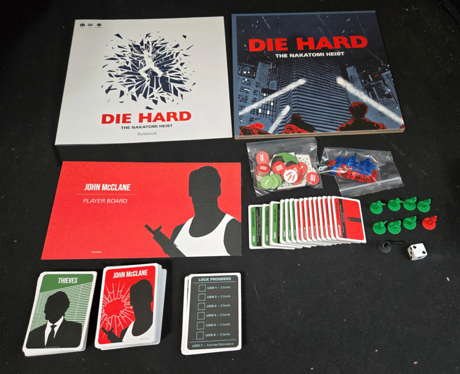Die Hard The Nakatomi Heist Movie Themed Board Game Complete The OP Games