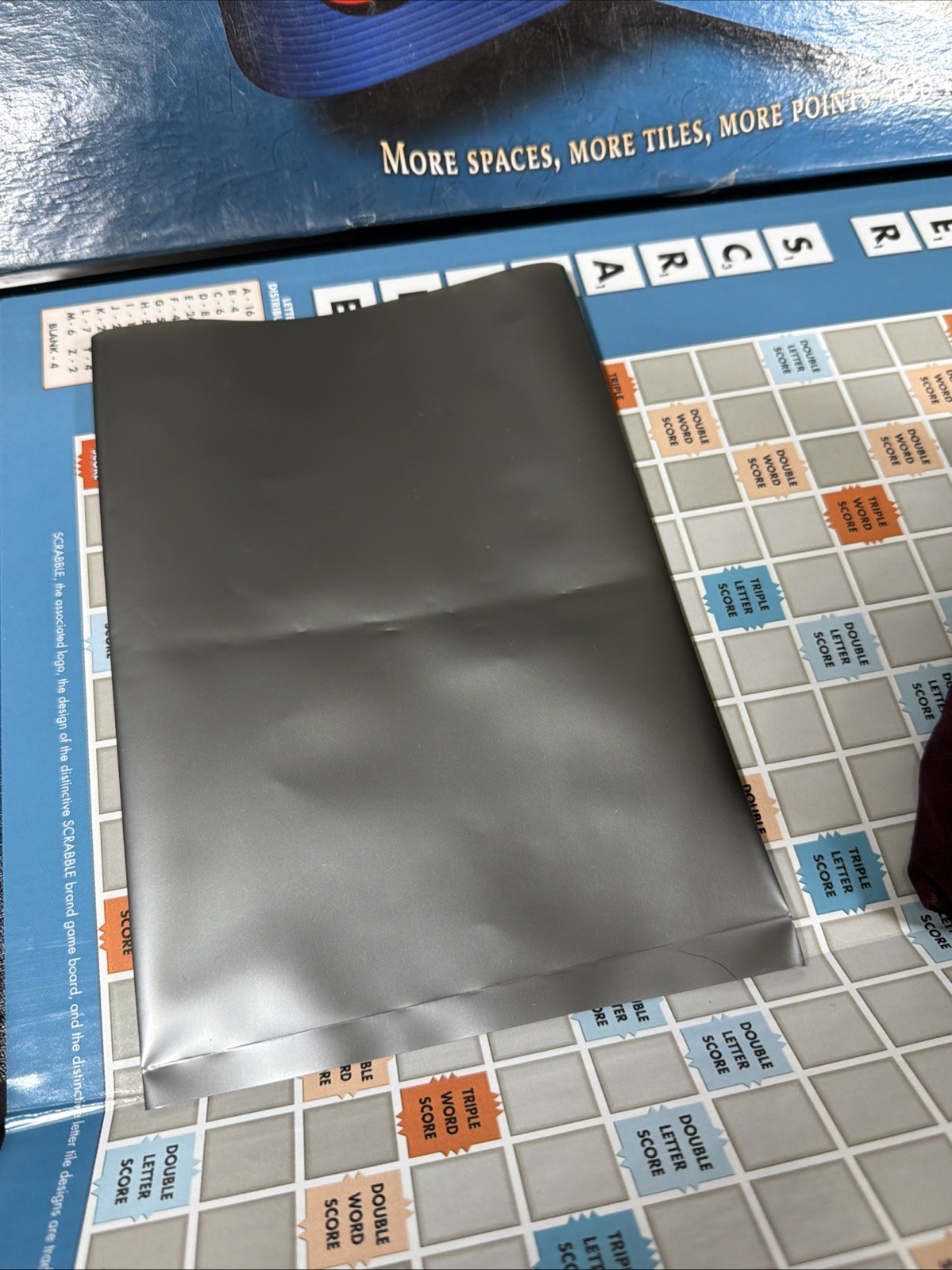 Super Scrabble Board Game by Hasbro – 2004 – 100% Complete with All 200 Tiles!