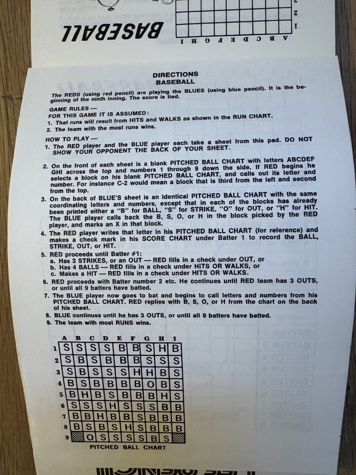 Lee Pencil Games 1975 for 2 Players Age 8 to adult Baseball, Dots, Hidden Word