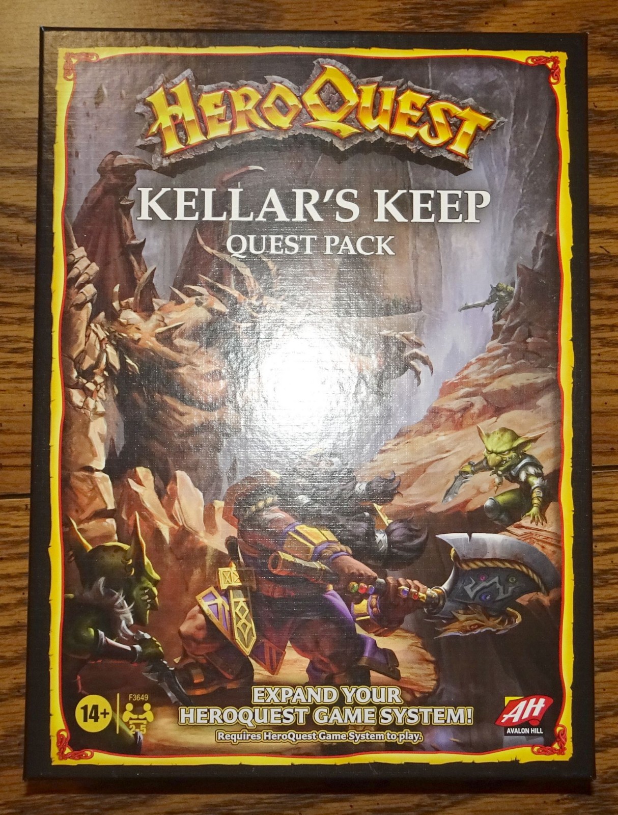 HeroQuest Kellar’s Keep Hero Quest Pack Expansion 2021 Hasbro Avalon Hill New