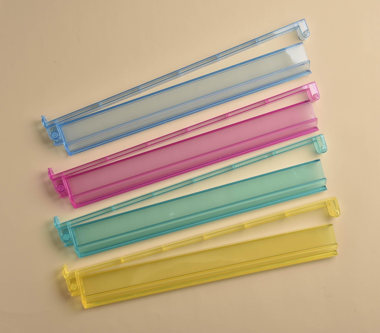 Set of 4 All-in-one Transparent Mahjong Rack & Pusher Acrylic American Mah Jo…