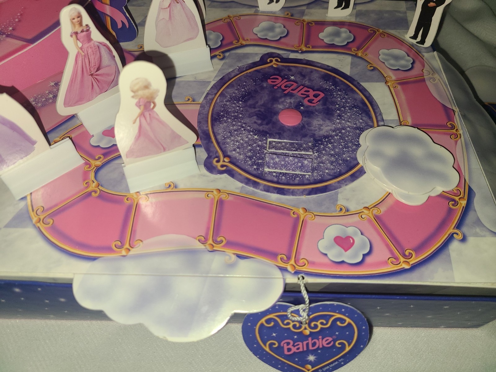 Barbie Enchanted Ball 3-D Board Game Mattel 1998 Dates Dreams Dances Complete