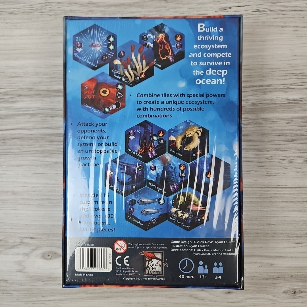 Deep Vents Board Game By Red Raven Games NIS Ryan Laukat