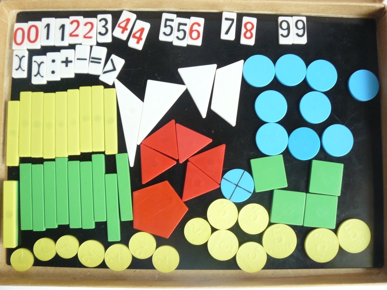 1970’s USSR Russian Math Game for a Classmate in Box
