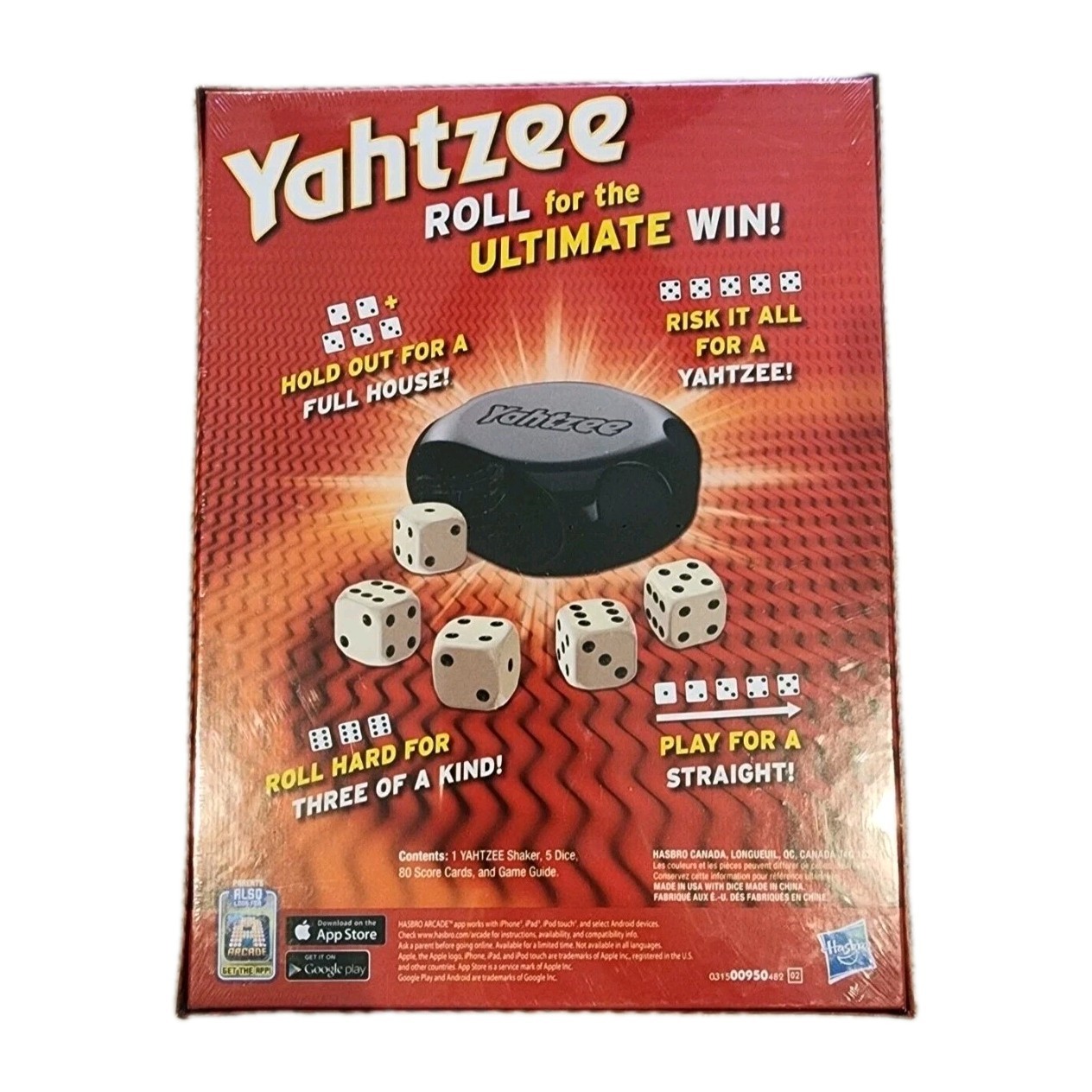 Yahtzee Board Game – Classic Dice Game For Family – Kids & Adults Hasbro Gaming