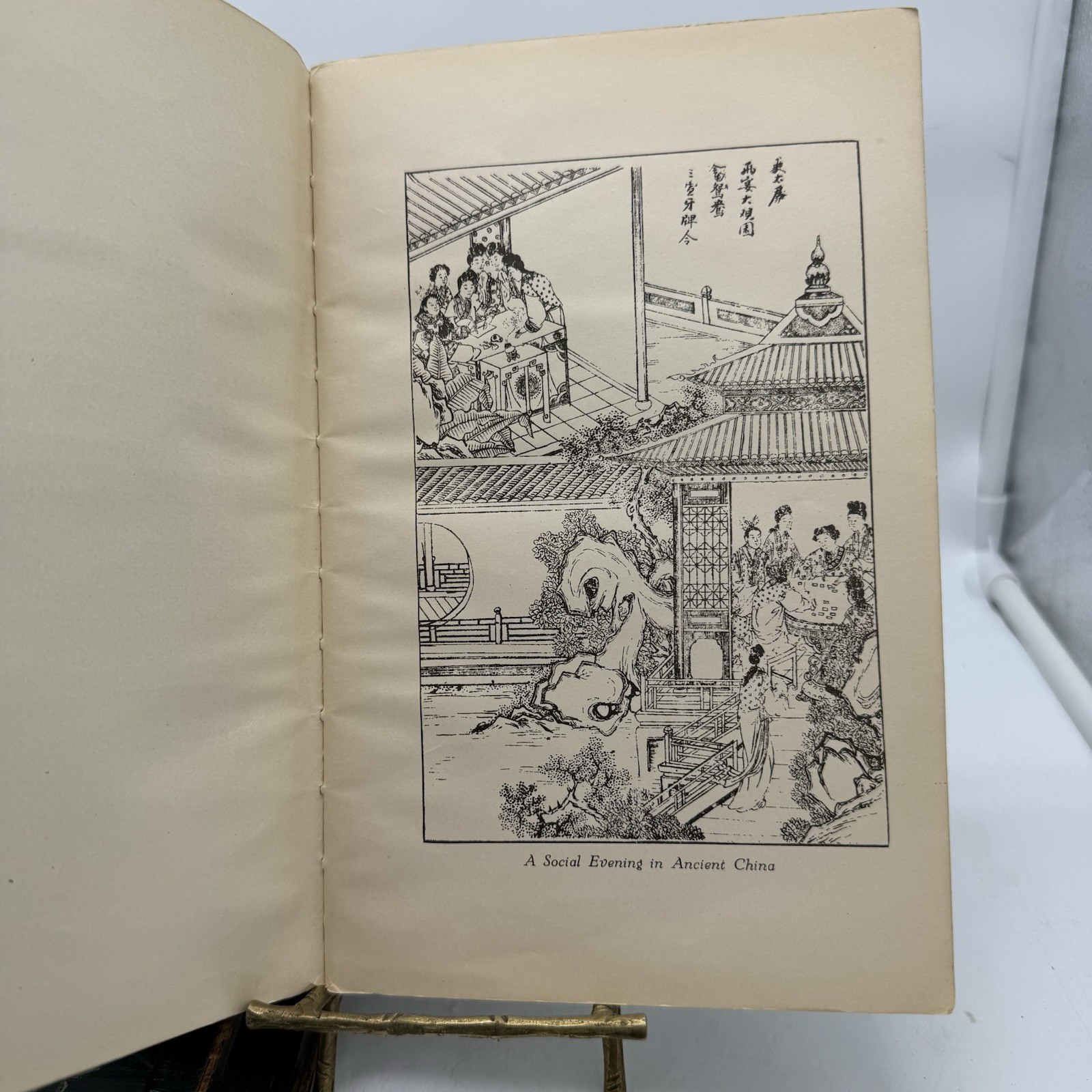Antique Maajok/Mahjong Set With Original 1923 Book By Y.C. Kim