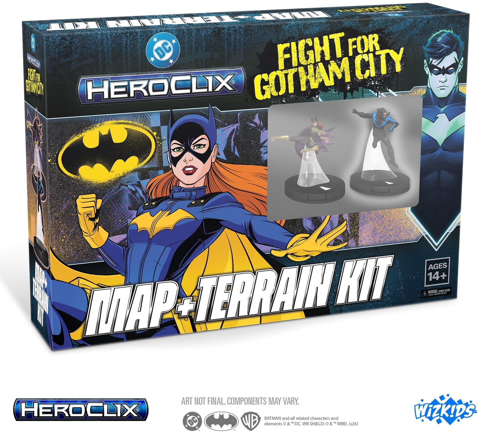 DC HeroClix: Fight For Gotham City Map And Terrain Kit