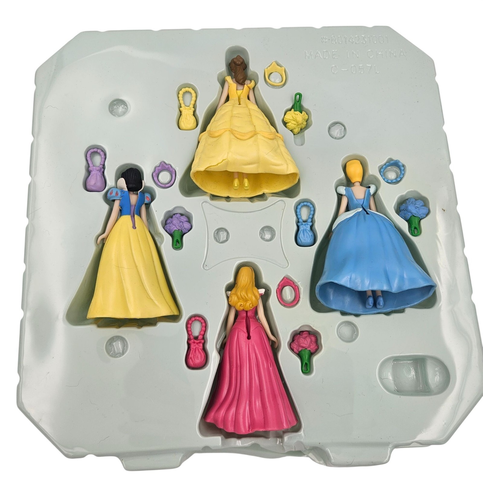 Disney Princess Gowns & Crowns Board Game By MB Milton Missing Dice & Stands