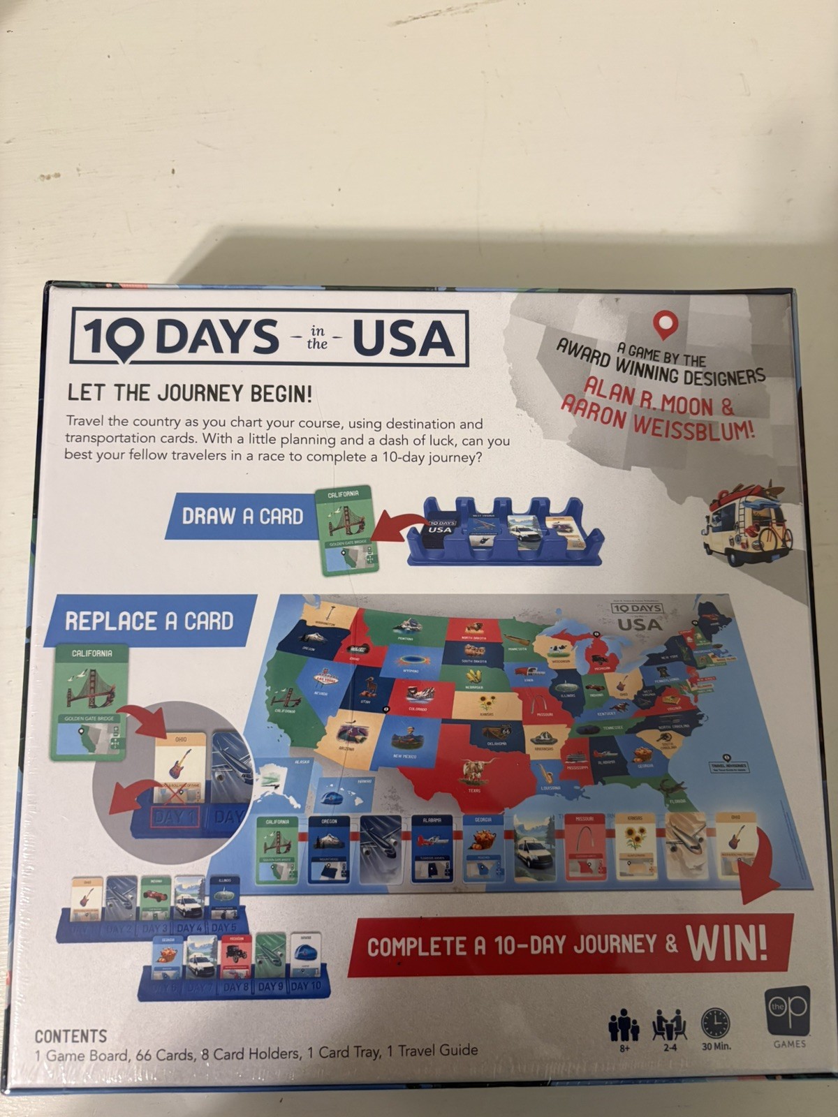 10 Days in The USA | Family Road Trip Board Game – New in Wrap