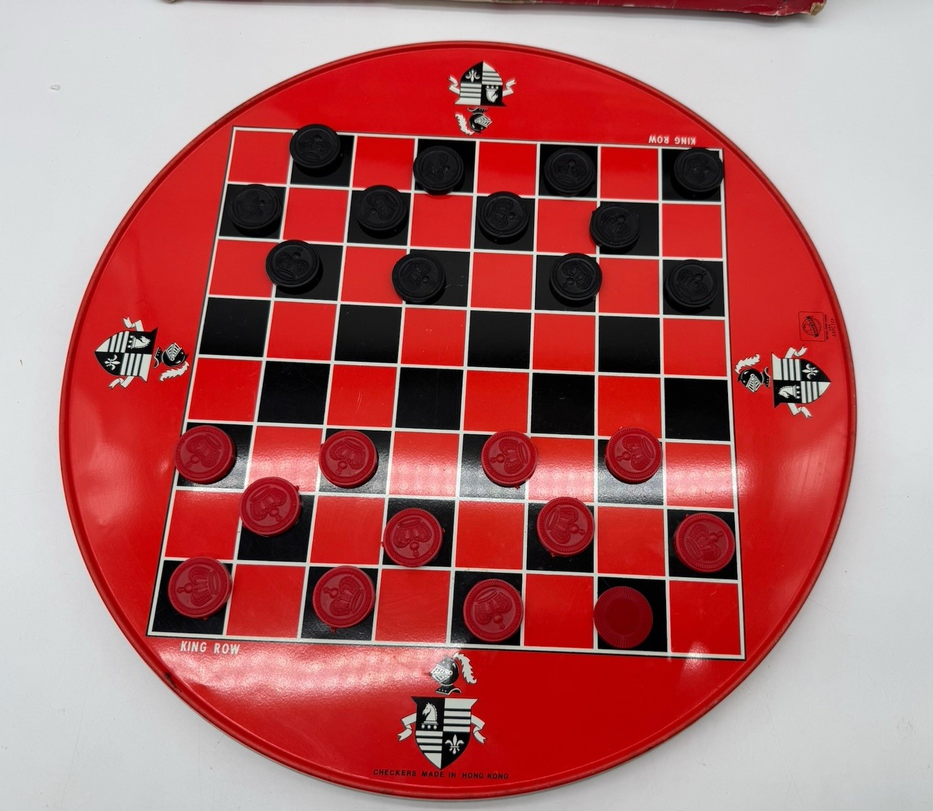 VINTAGE Ohio Art No. 537 Combination Chinese Checkers Regular Checkers Game READ