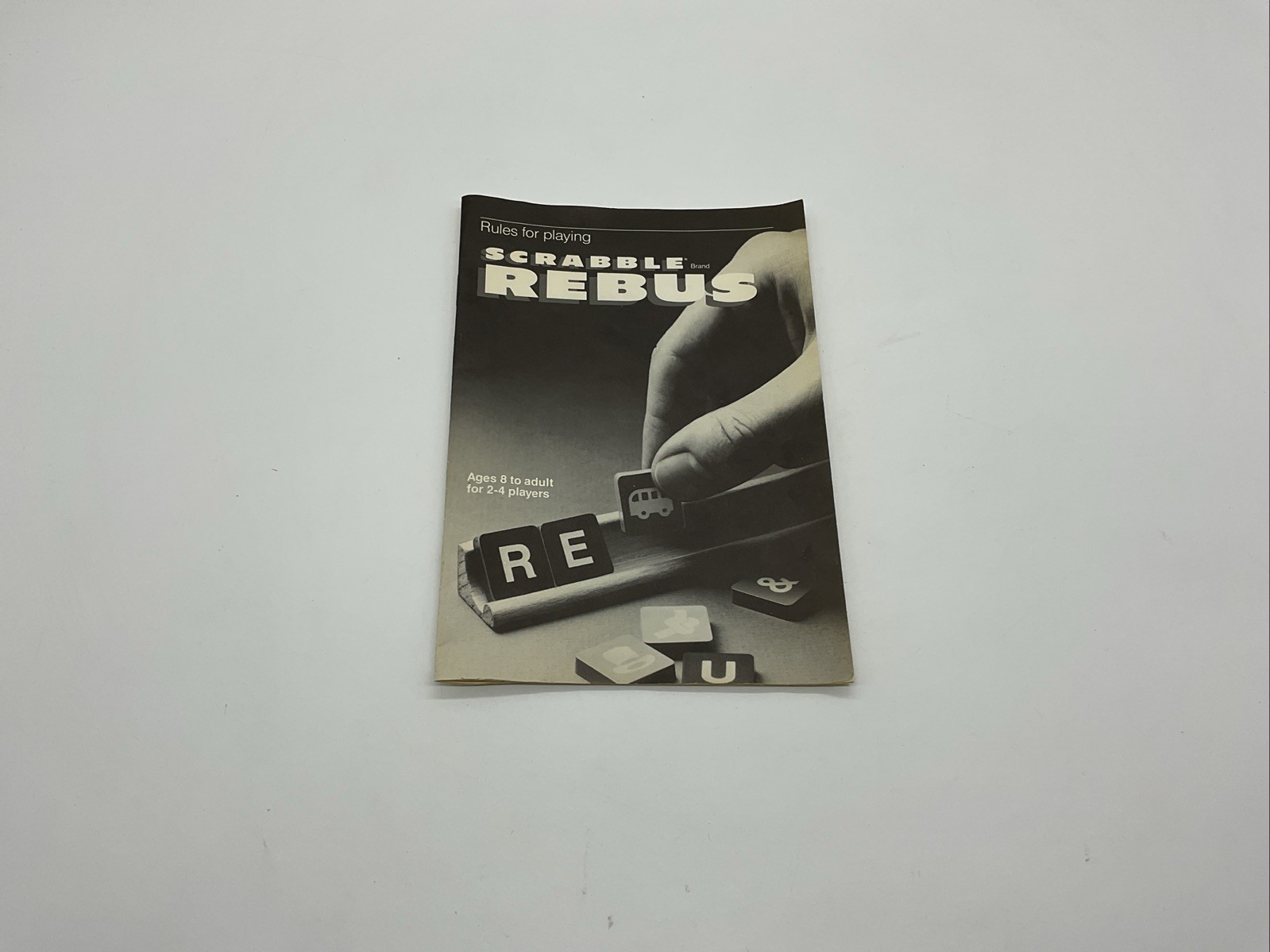 Scrabble REBUS Selchow & Righter Vintage 1986 Tile Board Game Complete in Box