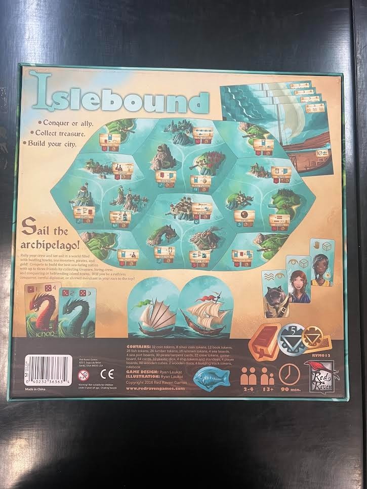 Islebound Baord Game – Red Raven Games – Ryan Laukat
