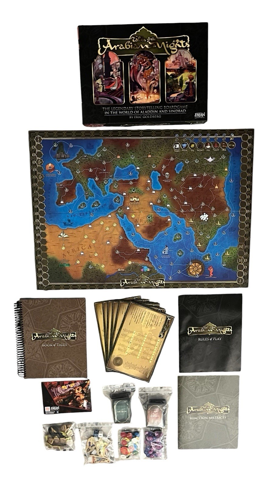 Tales of the Arabian Nights • Z-Man ZM7031 • Storytelling Board Game • Complete