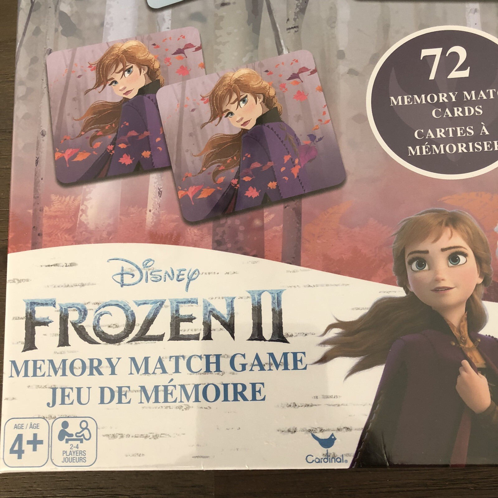 Frozen II Memory Match Game 72 Cards Elsa Anna Olaf Disney Movie