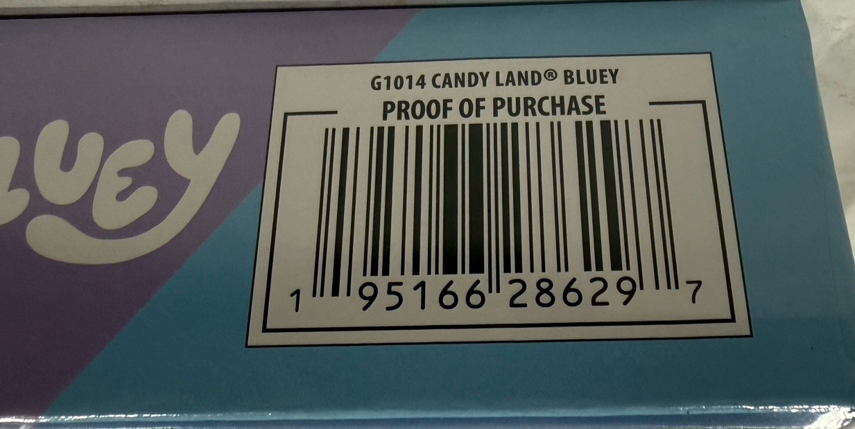 Candy Land Bluey Edition Board Game Ages 3 and up, 2-6 Players