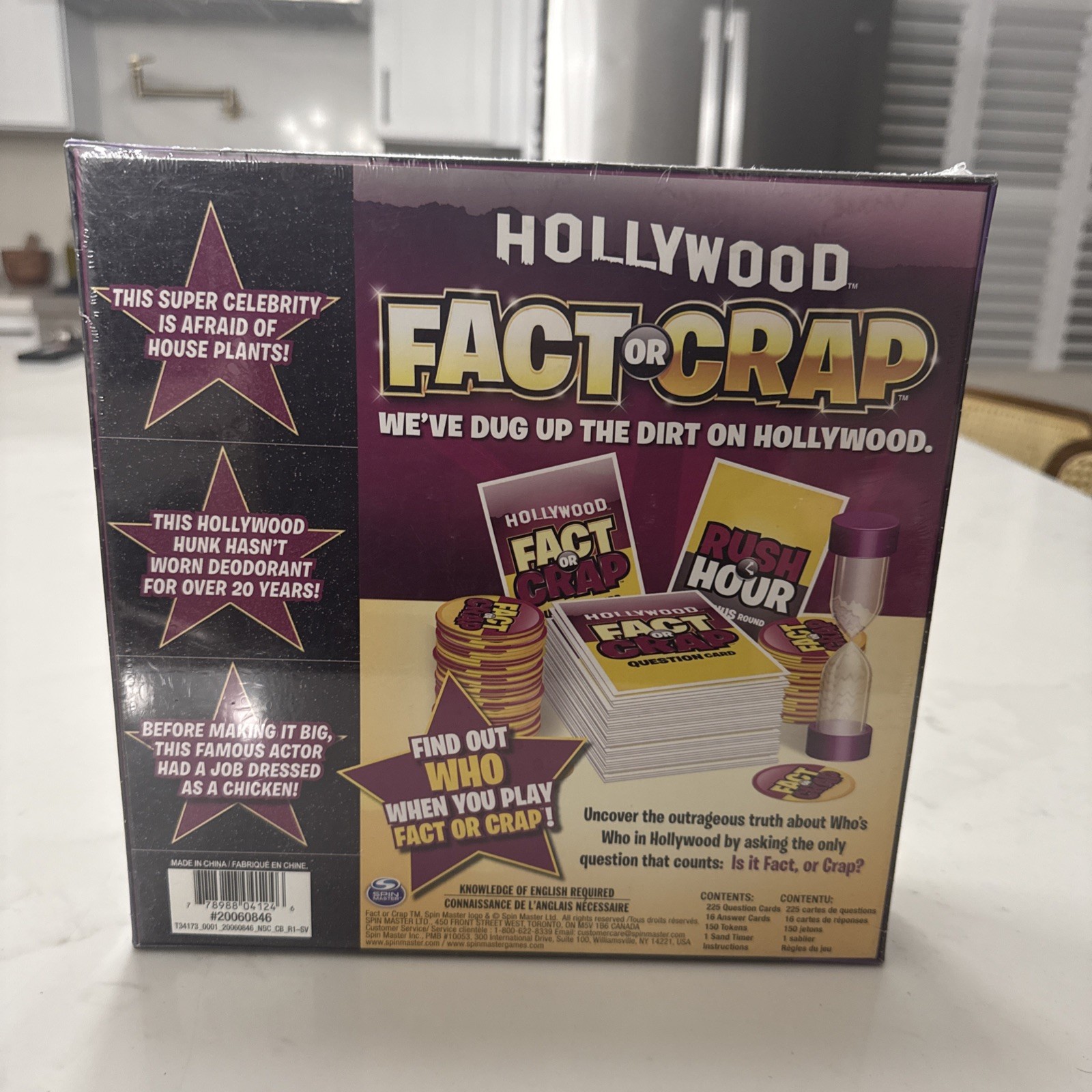 Hollywood Fact or Crap Celebrity Trivia (Board Game, 2012) Brand New Sealed