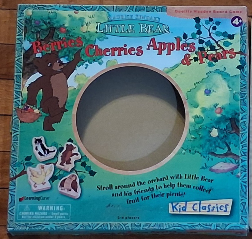Maurice Sendak’s Little Bear Berries Cherries Apples & Pears Wood Game-Orig Box