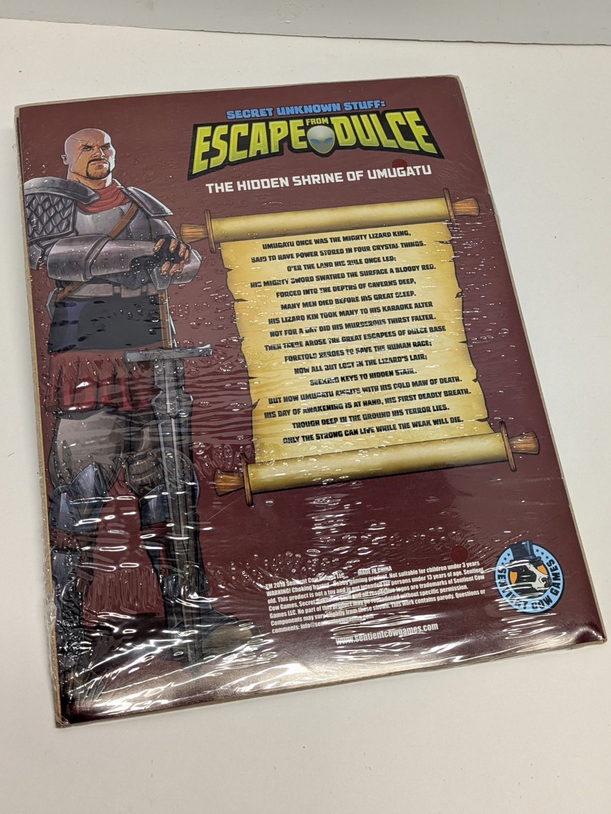 NEW Escape From Dulce 2 In 1 Expansion Pack SEALED Sci Fi Fantasy Adventure Game