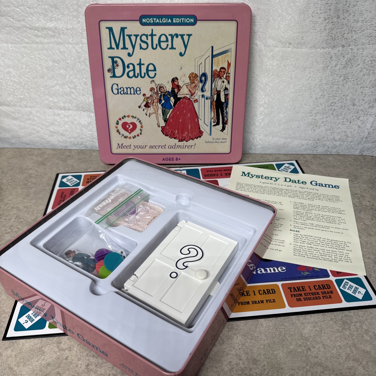Mystery Date Game Nostalgia Edition In Tin Ages 8 And Up Complete