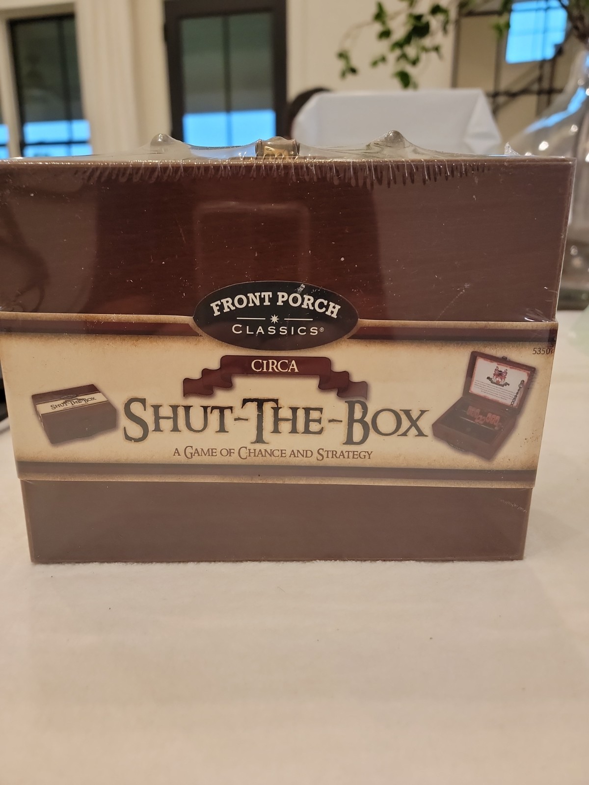 Lt93- NEW SHUT THE BOX GAME OF CHANCE & STRATEGY FRONT PORCH CLASSICS