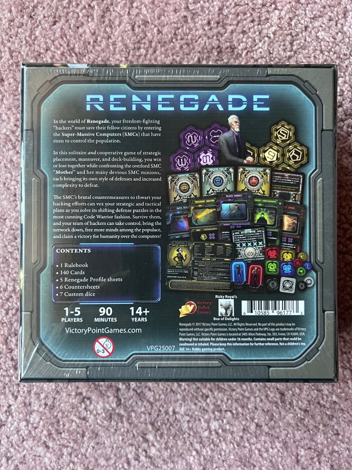 Renegade by Victory Point Games 2017 mint in shrink wrap