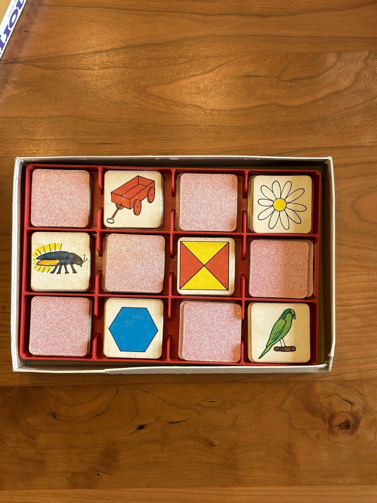 Vintage 1984 The Original Memory Card Matching Game Milton Bradley Complete!