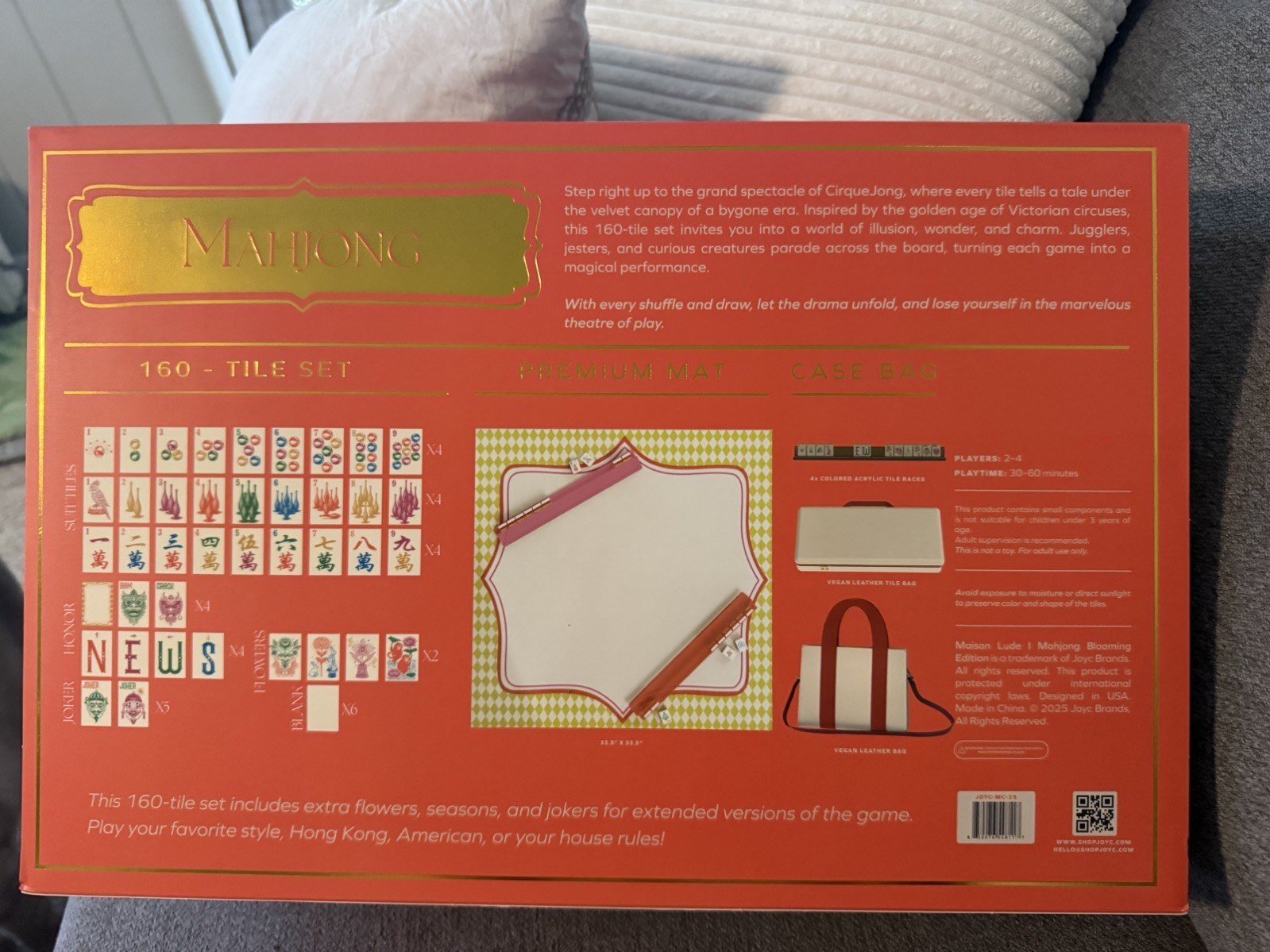 Cirque Jong Edition Maison Lude Mahjong 160 tile complete set