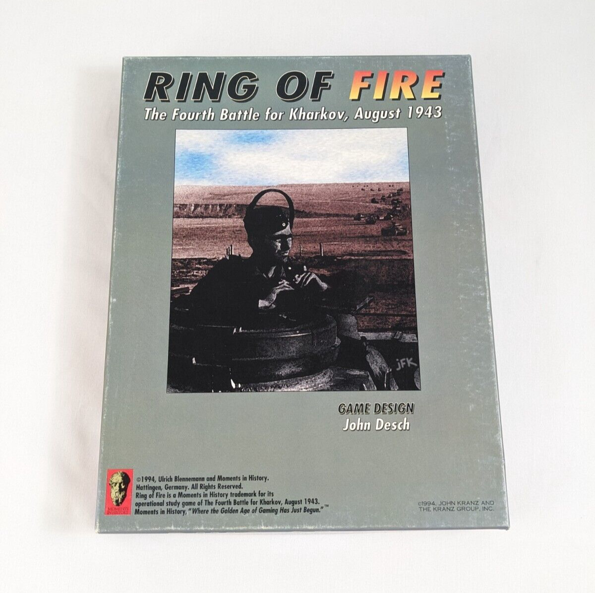 RING OF FIRE Battle Kharkov War Board Game Used Moments In History ROF-01 1994
