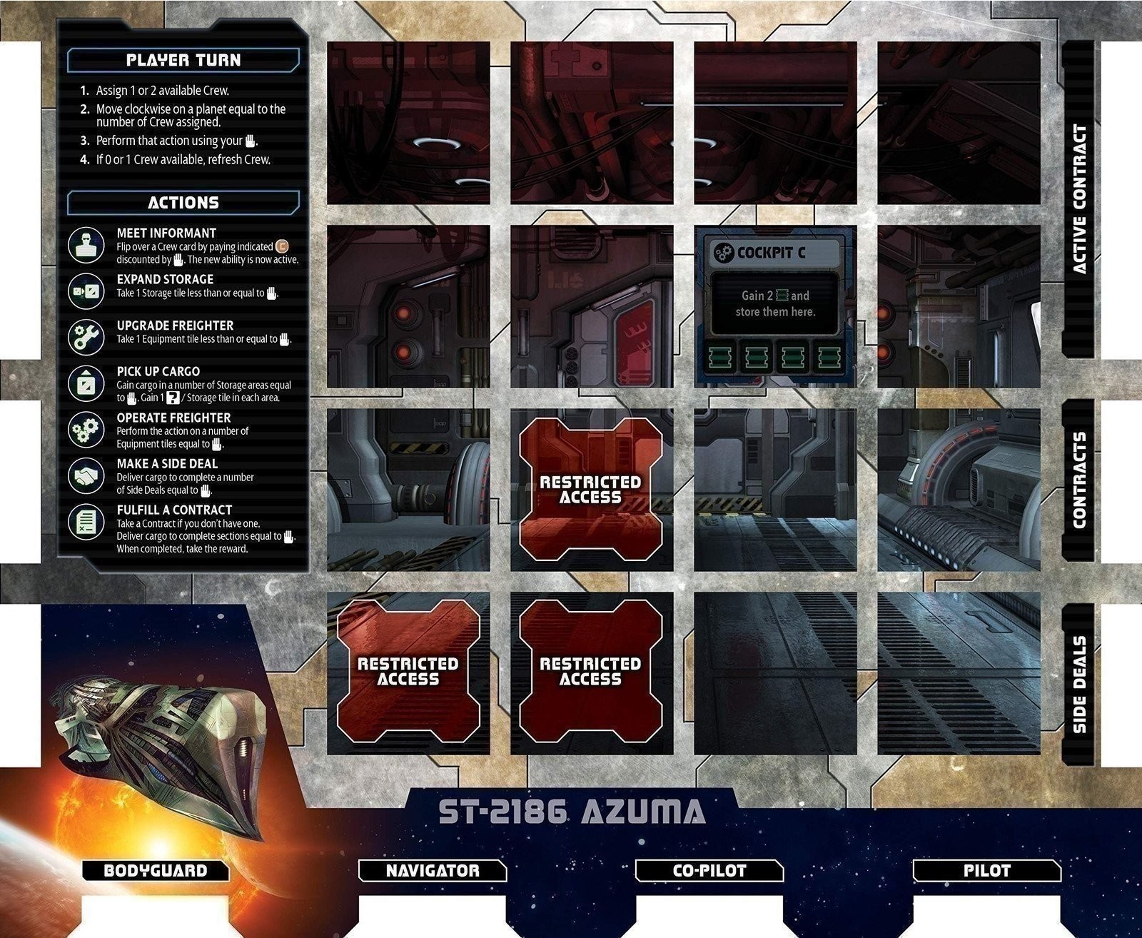 AEG Alderac Entertainment Group Scorpius Freighter, Board Game, Smuggle Goods…